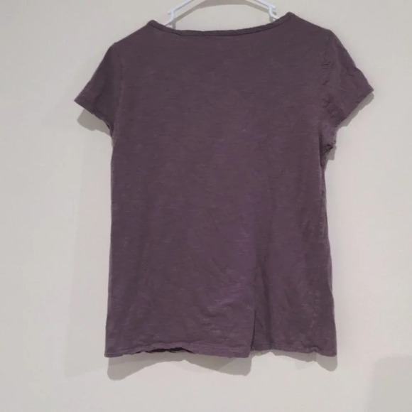 LOFT Ann Taylor purple T-shirt size L - Picture 4 of 8